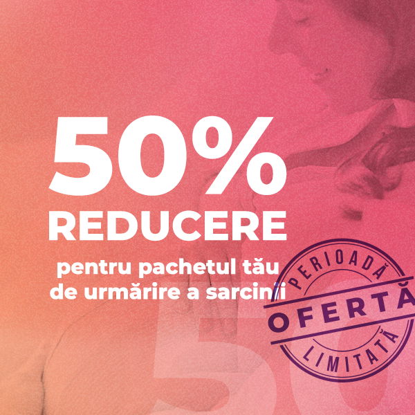 Ofertă limitată: 50% reducere la pachetul de monitorizare a sarcinii
