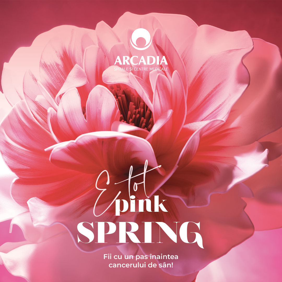 E tot pink SPRING. Fii cu un pas înaintea cancerului de sân.